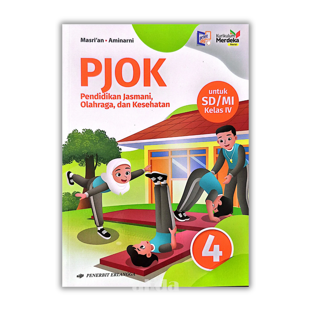 [Kelas 4] Buku Pelajaran SD/MI Kurikulum Merdeka PJOK - ERLANGGA