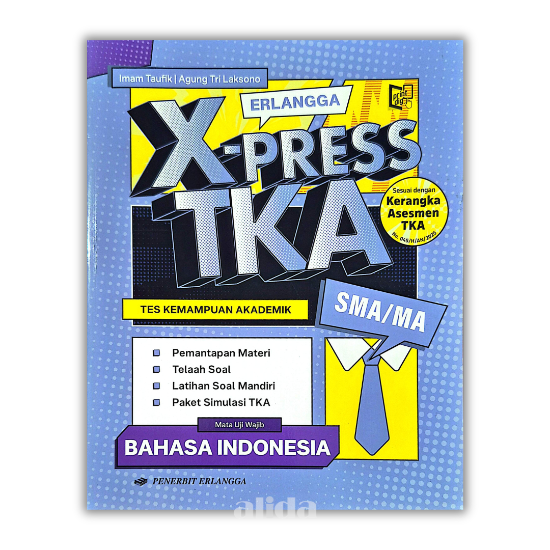 Buku Soal SMA/MA Tes Kemampuan Akademik TKA Bahasa Indonesia - ERLANGGA