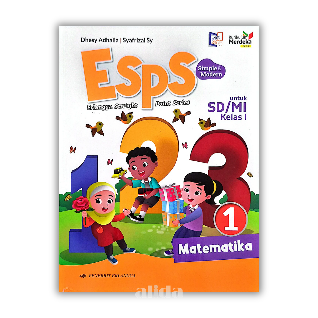 [Kelas 1] ESPS Buku Pelajaran SD/MI Kurikulum Merdeka Matematika - ERLANGGA