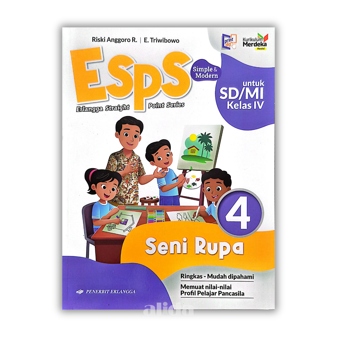 [Kelas 4] ESPS Buku Pelajaran SD/MI Kurikulum Merdeka Seni Rupa - ERLANGGA