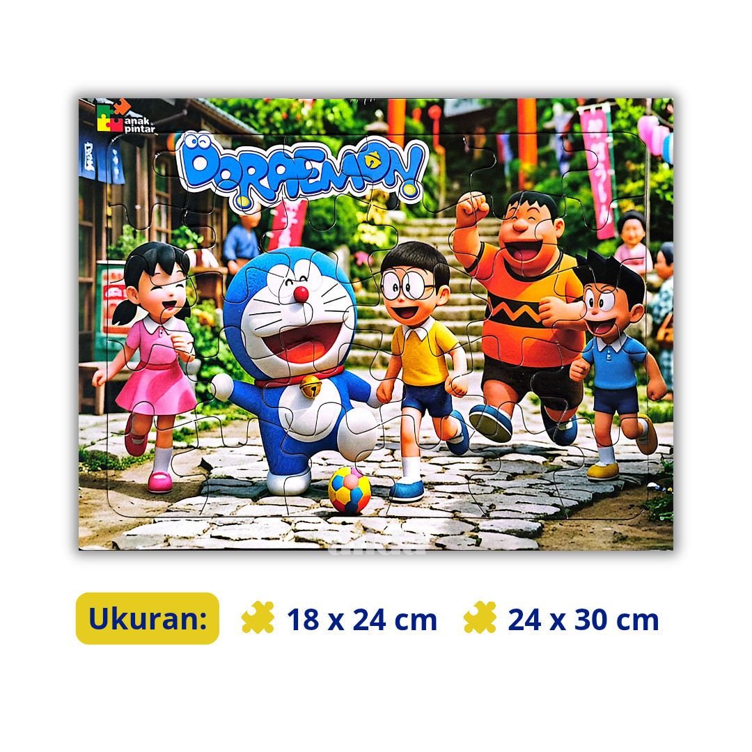 Puzzle Doraemon - Mainan Anak Tema Karakter Kartun