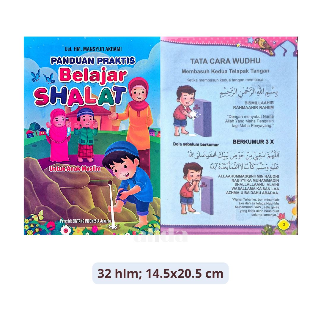 Buku Panduan Praktis Belajar Shalat Untuk Anak Muslim - Bintang Indonsia