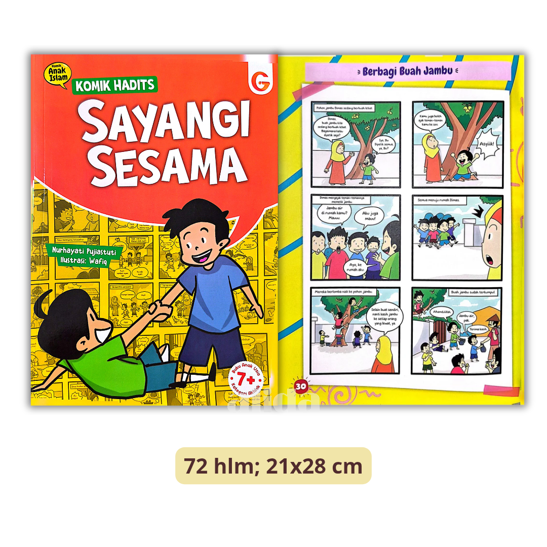 Buku Komik Hadits Sayangi Sesama - Gema Insani Press