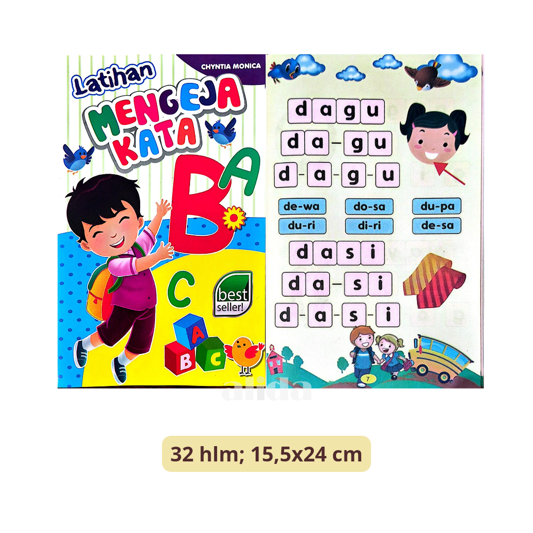 Buku Latihan Mengeja Kata - Bintang Indonesia