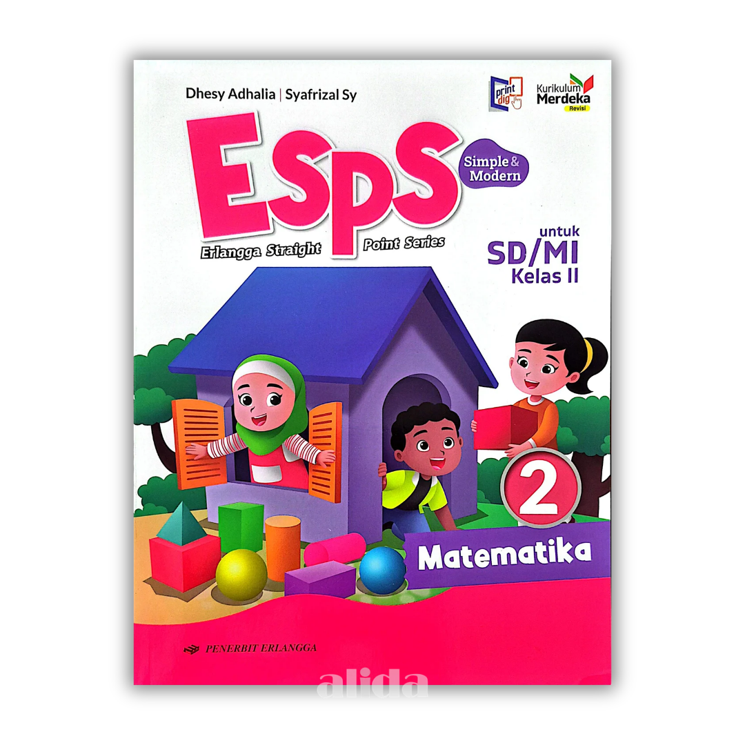 [Kelas 2] ESPS Buku Pelajaran SD/MI Kurikulum Merdeka Matematika - ERLANGGA