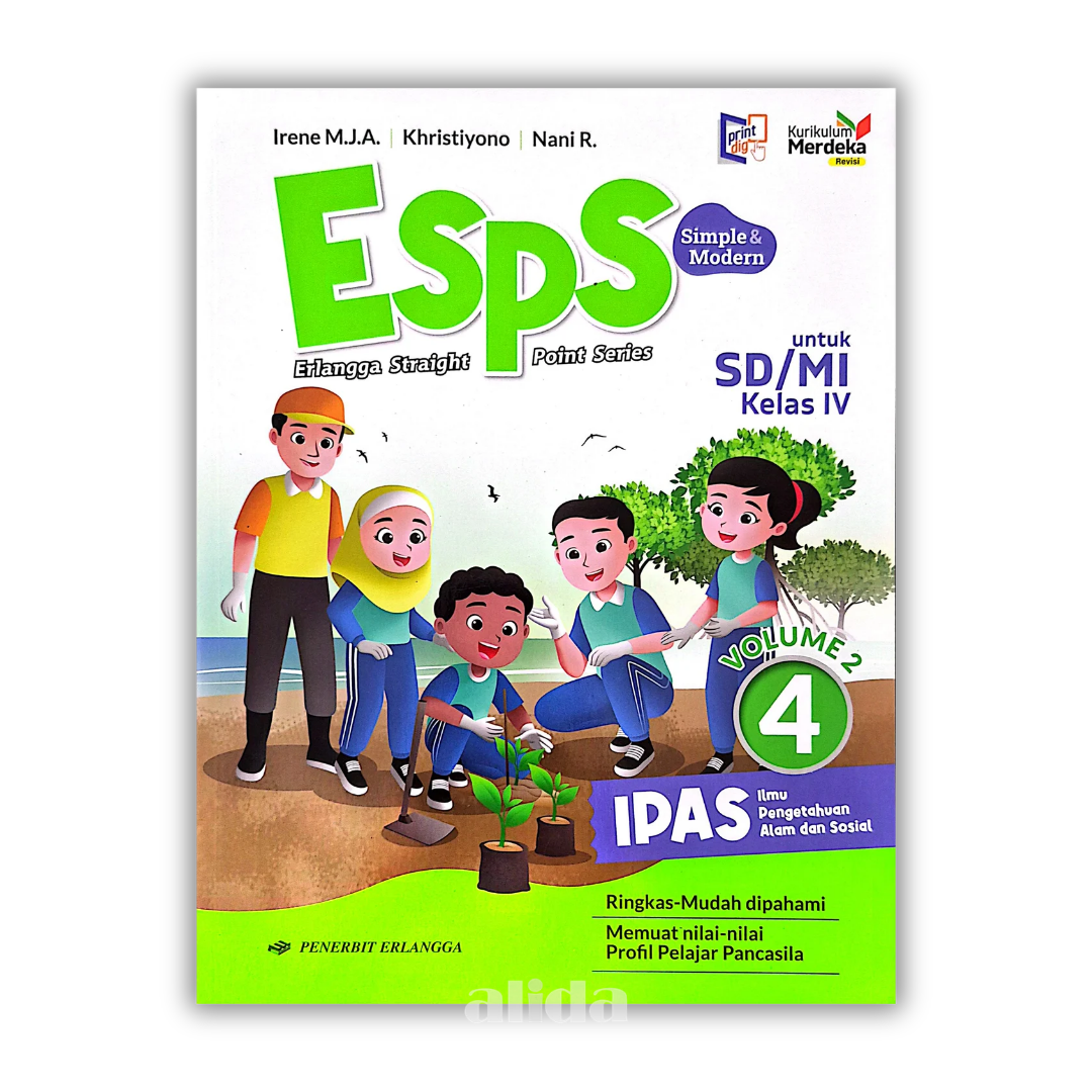 [Kelas 4] ESPS Buku Pelajaran SD/MI Kurikulum Merdeka IPAS - ERLANGGA