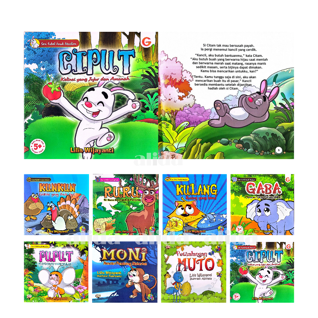 [10 Buku] Buku Seri Fabel Anak Muslim - Gema Insani