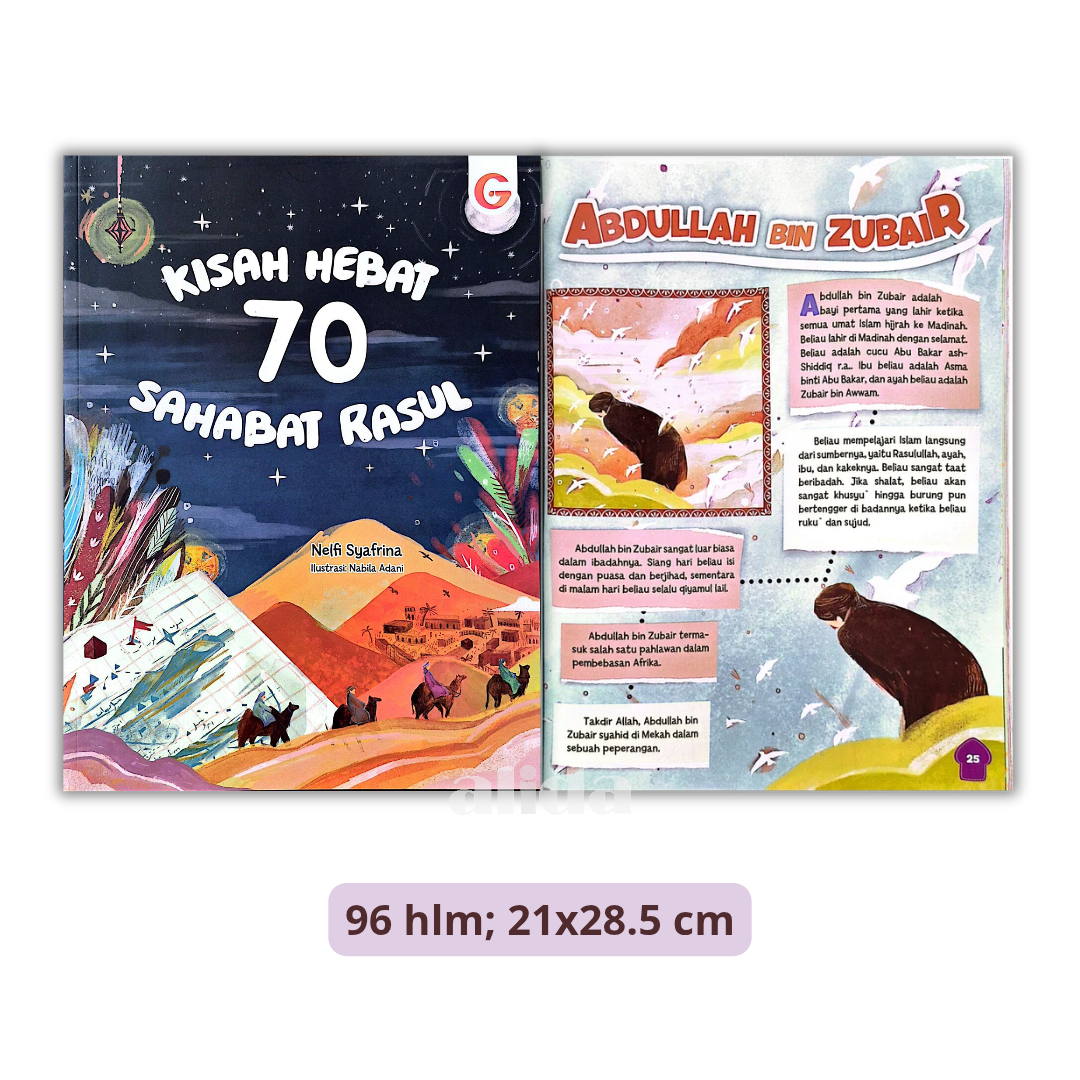 Buku Cerita Kisah Hebat 70 Sahabat Rasul - Gema Insani Press
