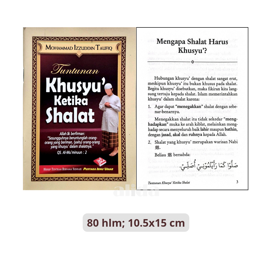 Buku Tuntunan Khusyu Ketika Shalat - Pustaka Ibnu Umar