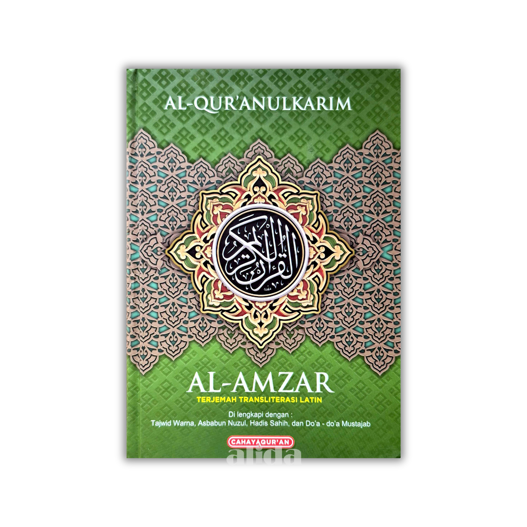 61 Cover Al-Amzar Terjemah Latin A5 Hijau.png