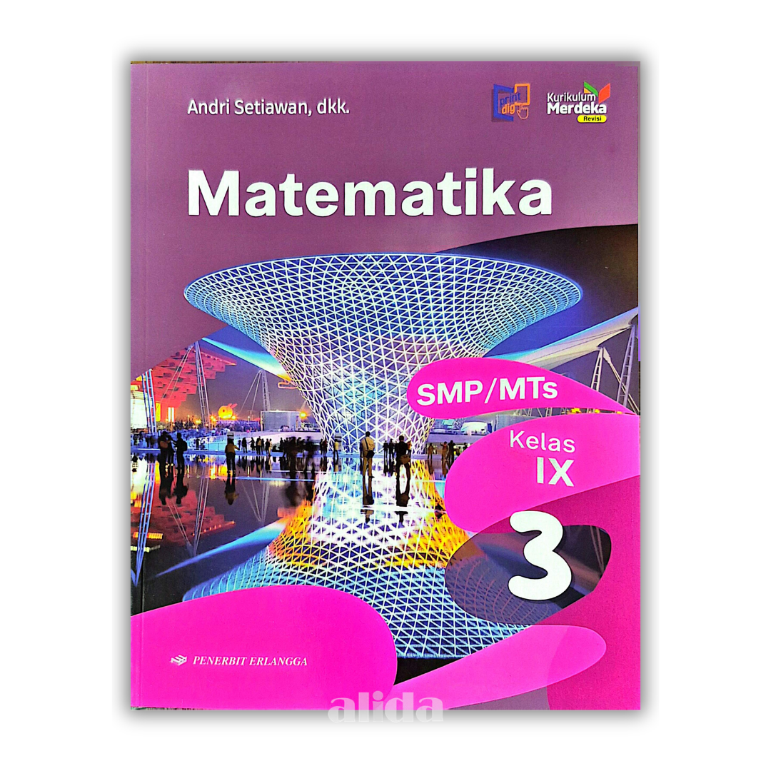 [Kelas 9] Buku Pelajaran SMP/MTS Full Color Kurikulum Merdeka Matematika - ERLANGGA