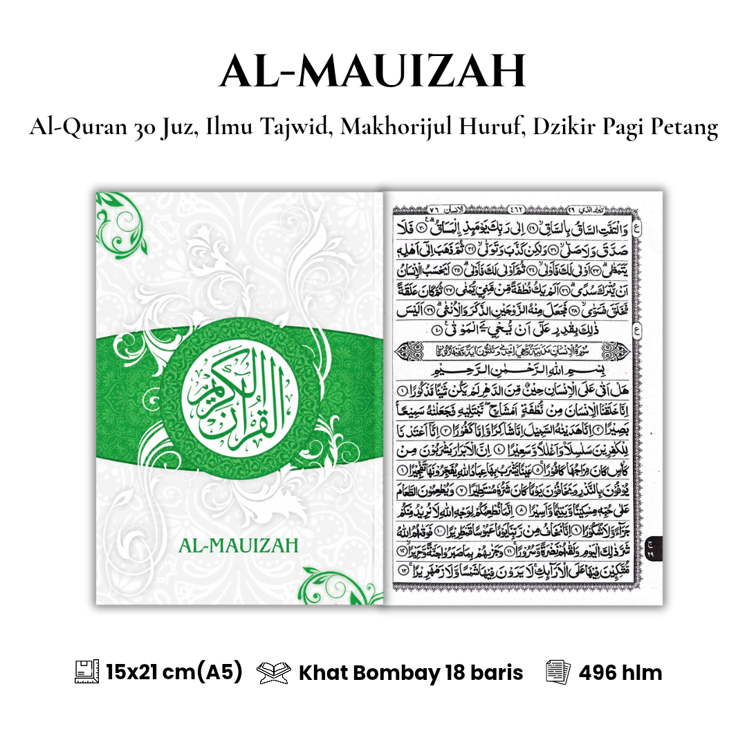 9 Cover+isi Al-Mauizah A5 Hijau rev.png