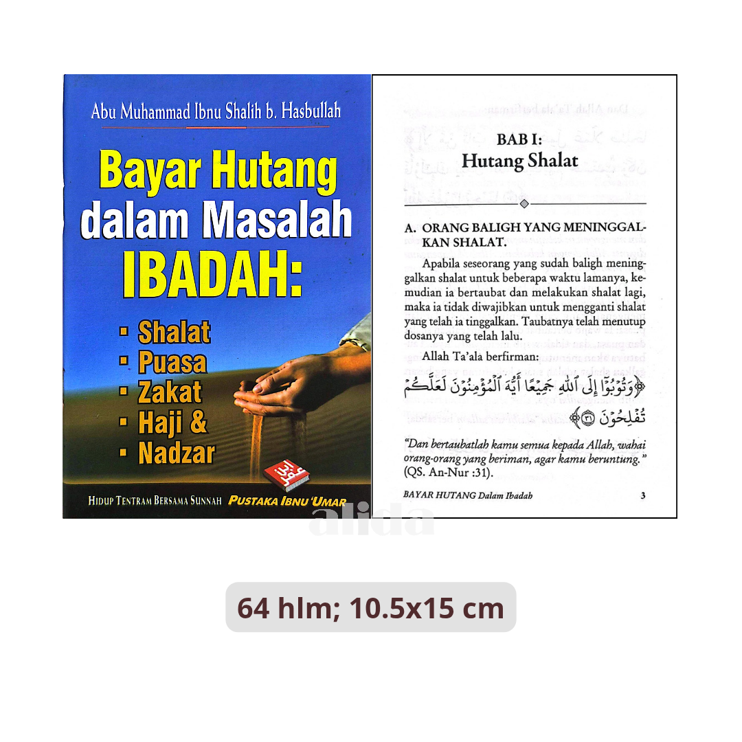 Buku Bayar Hutang Dalam Masalah Ibadah - Pustaka Ibnu Umar