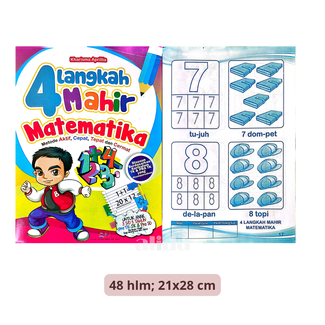 Buku 4 Langkah Mahir Matematika - Pustaka Sandro Jaya