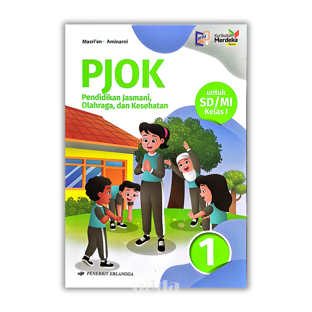 [Kelas 1] Buku Pelajaran SD/MI Kurikulum Merdeka PJOK - ERLANGGA