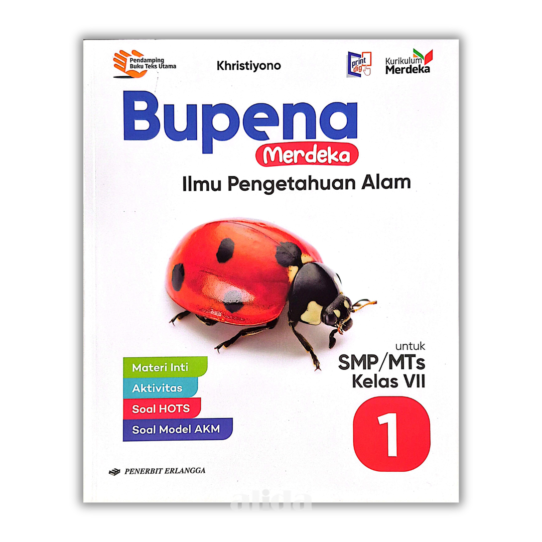 [Kelas 7] Buku Pelajaran SMP/MTS Bupena Merdeka IPA Kurikulum Merdeka - ERLANGGA