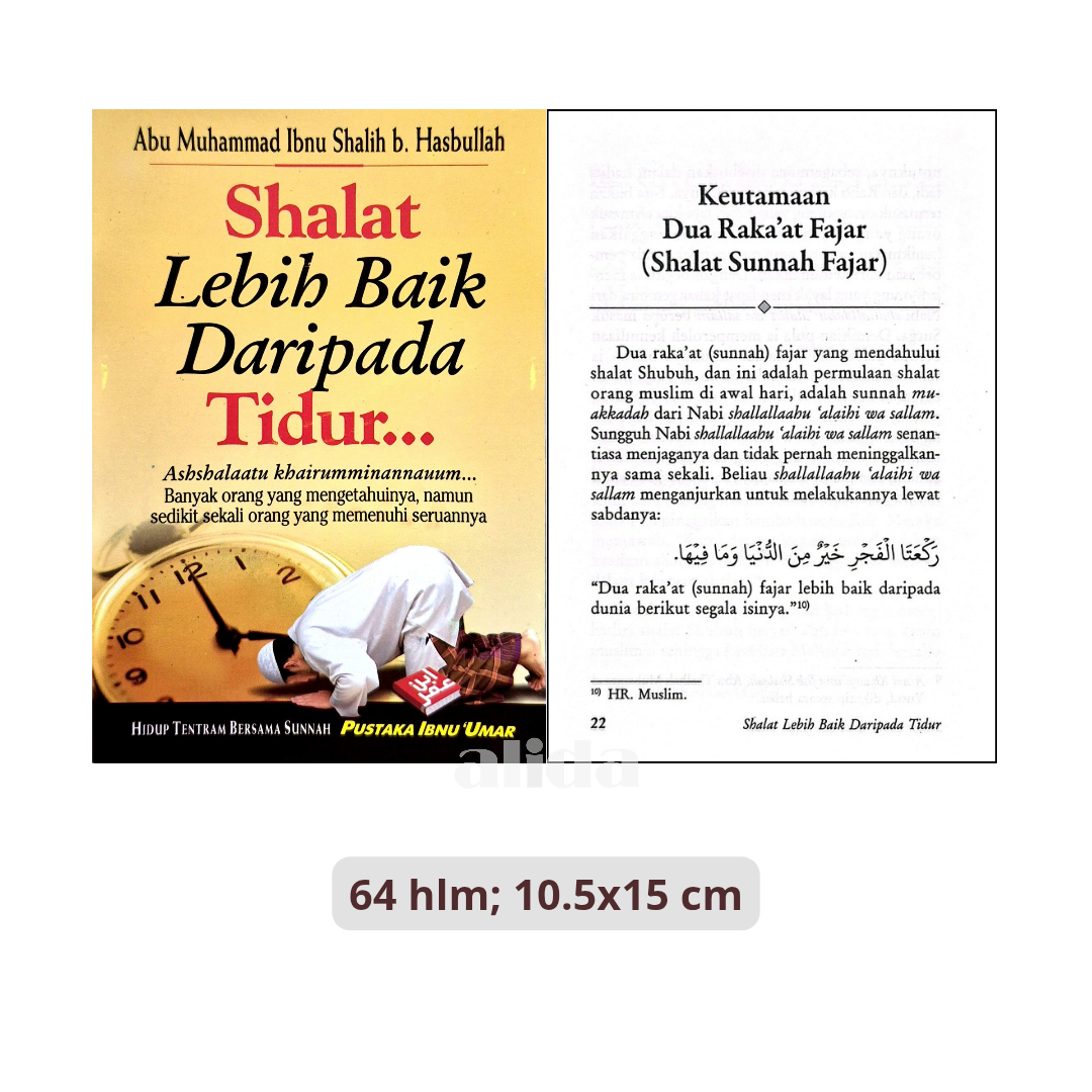 Buku Shalat Lebih Baik Daripada Tidur - Pustaka Ibnu Umar