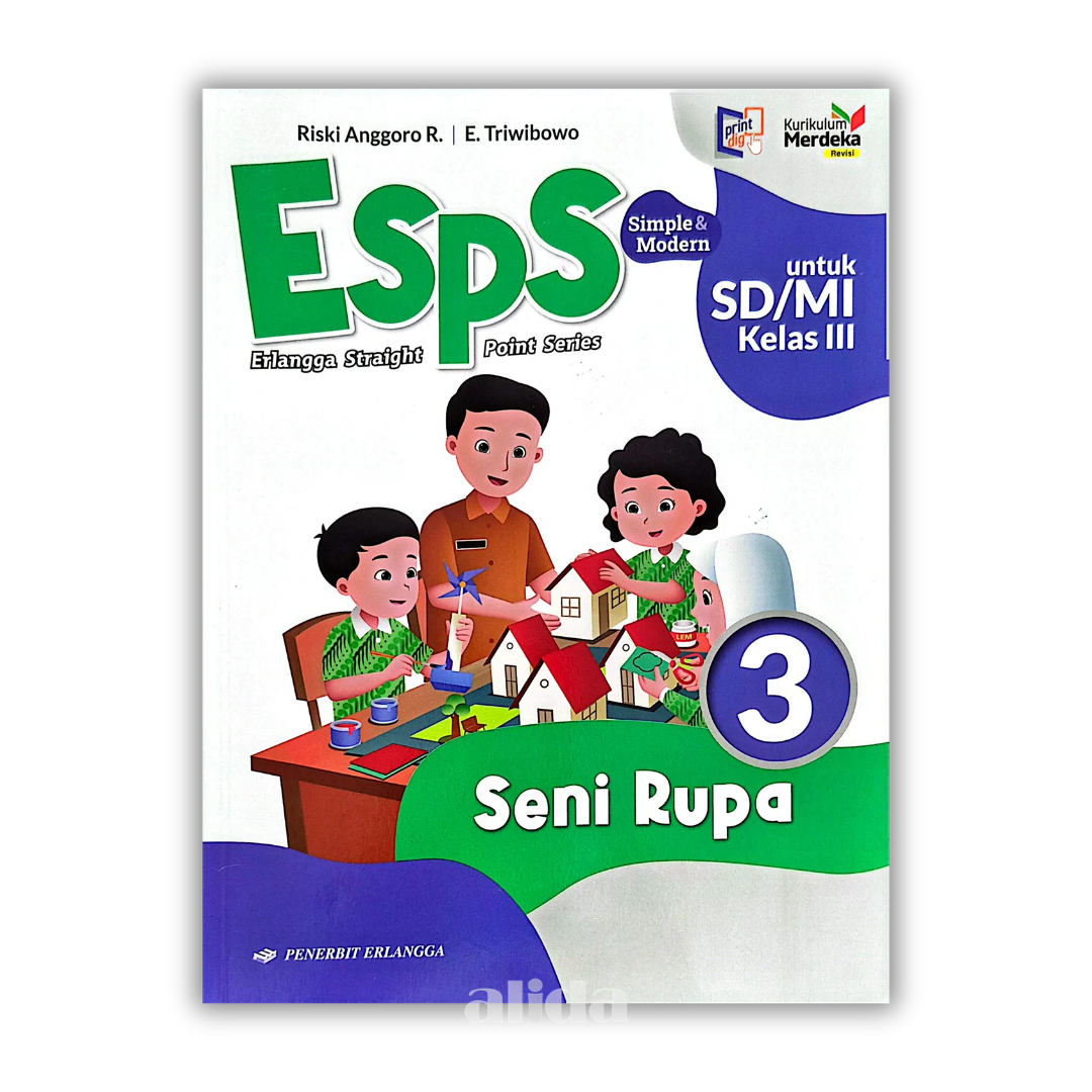 [Kelas 3] ESPS Buku Pelajaran SD/MI Kurikulum Merdeka Seni Rupa - ERLANGGA