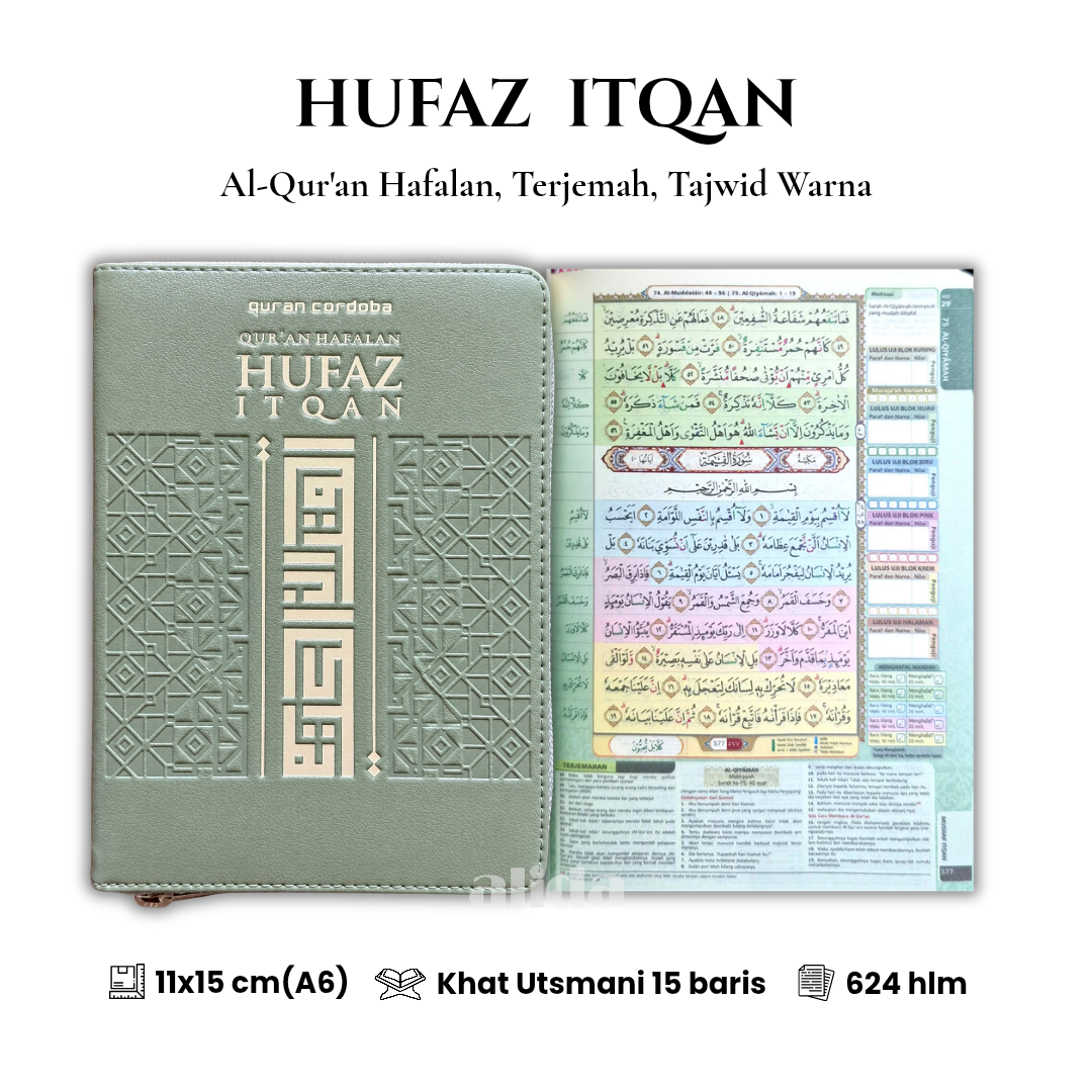 68 Cover+isi Al-Hufaz A6 Dompet Hijau.png