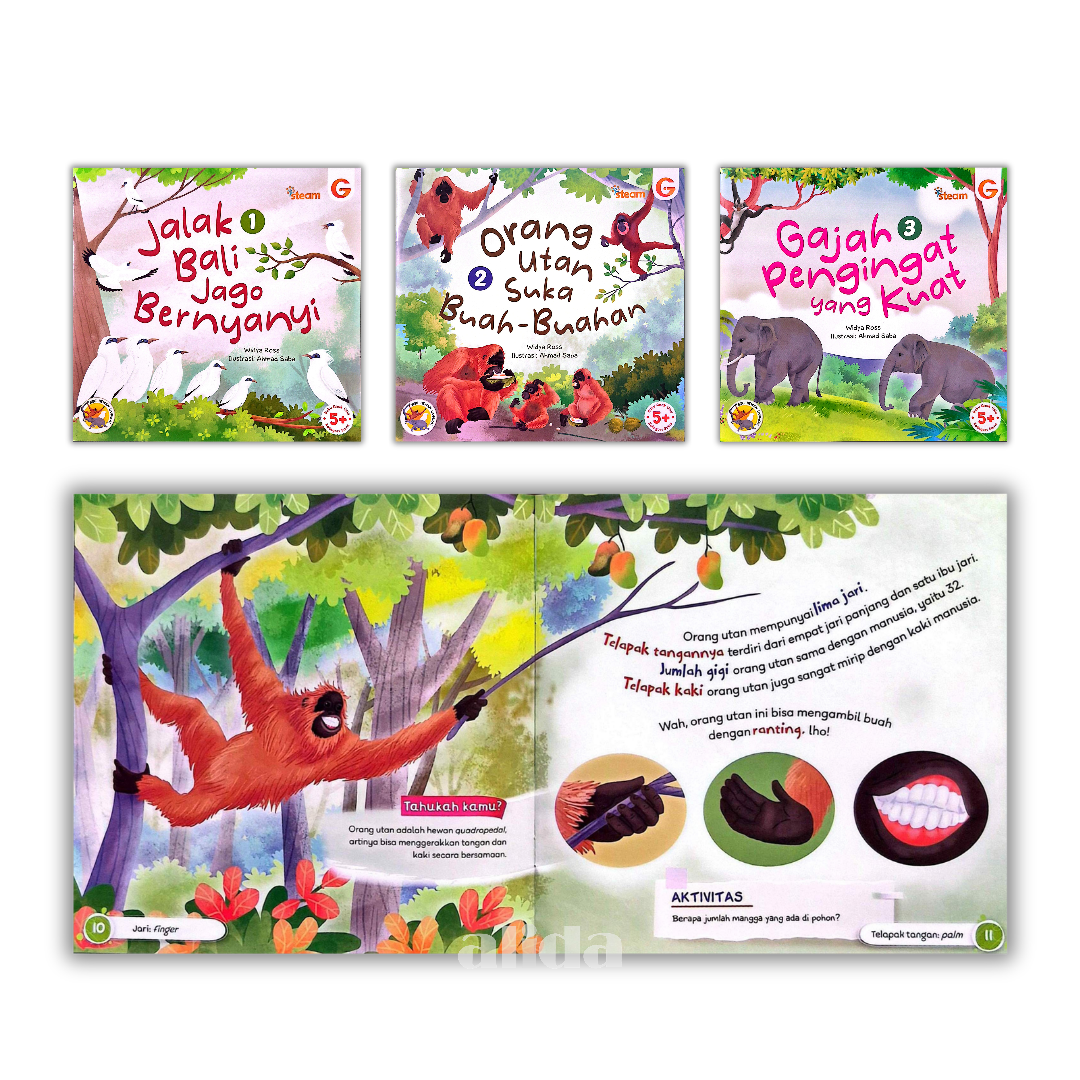 Buku Cerita Seri Hewan Langka - Gema Insani Press