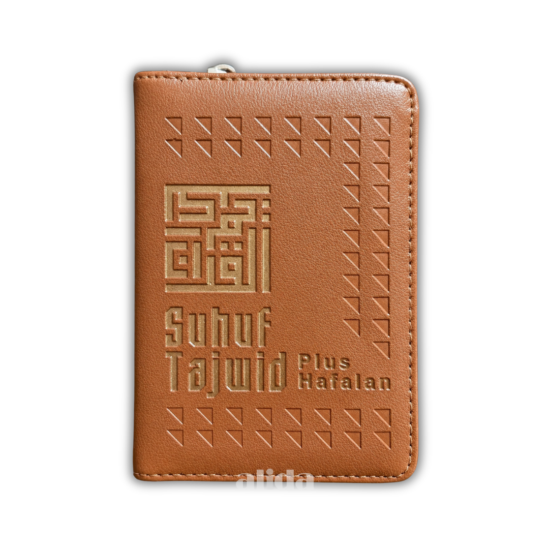 [Ukuran A7] Al-Quran SUHUF Tajwid Plus Hafalan Waqaf Ibtida Alquran Utsmani Saku Jaket Resleting Alqosbah
