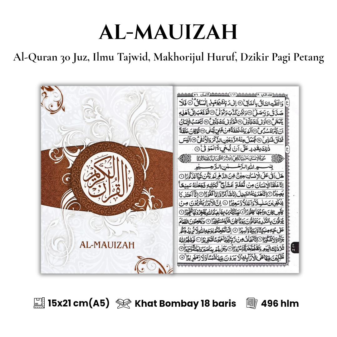9 Cover+isi Al-Mauizah A5 Cokelat rev.png