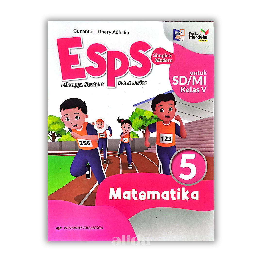 [Kelas 5] ESPS Buku Pelajaran SD/MI Kurikulum Merdeka Matematika - ERLANGGA