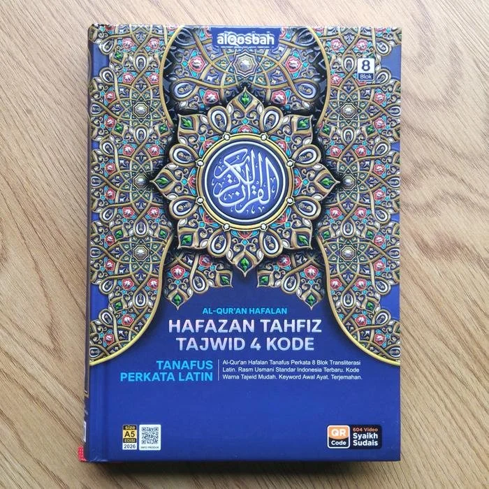 [Ukuran A5] Al-Quran Hafazan Perkata Latin Alquran Hafalan Terjemah Tajwid Warna Alqosbah
