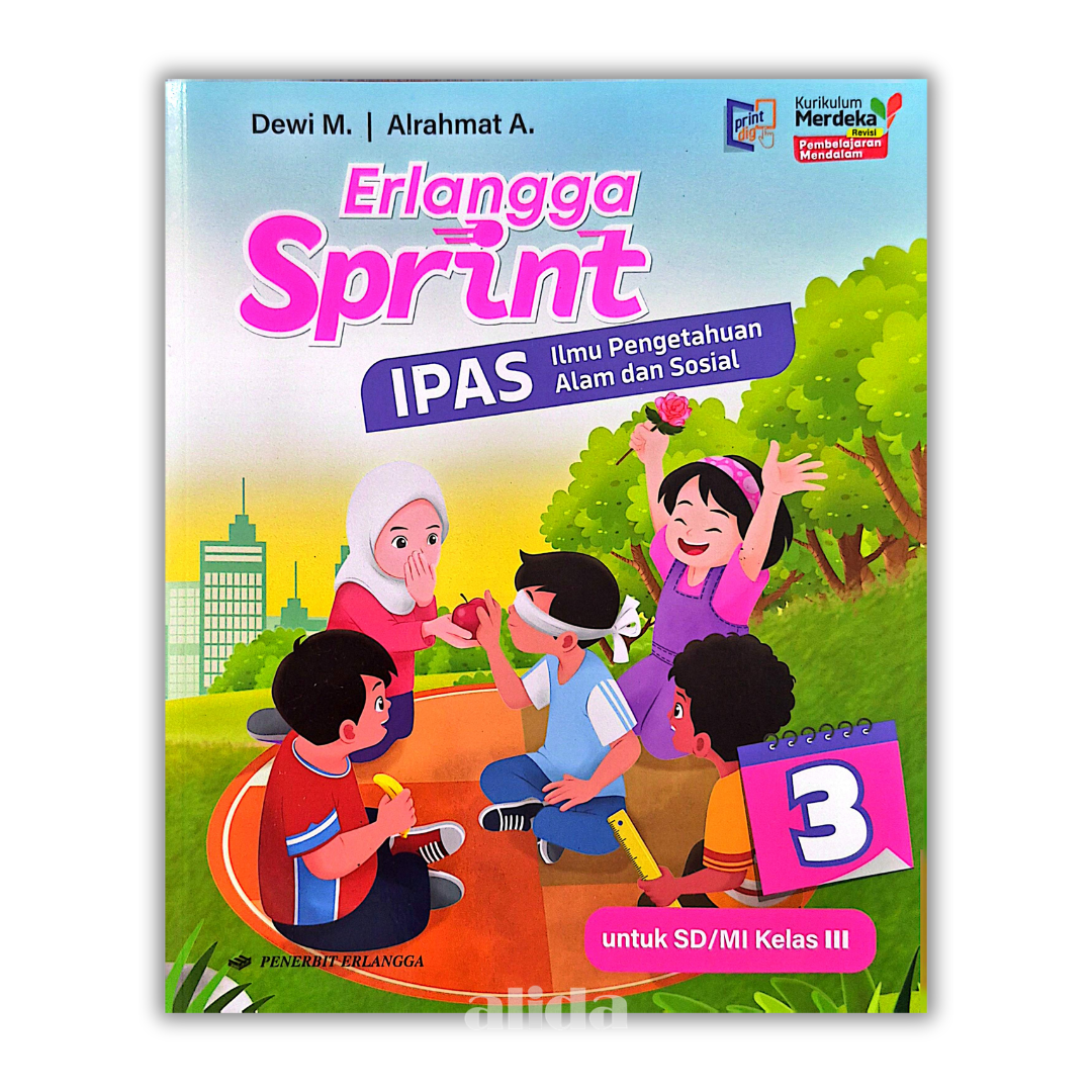 [Kelas 3] Buku Pelajaran SD/MI Erlangga Sprint IPAS Kurikulum Merdeka - ERLANGGA