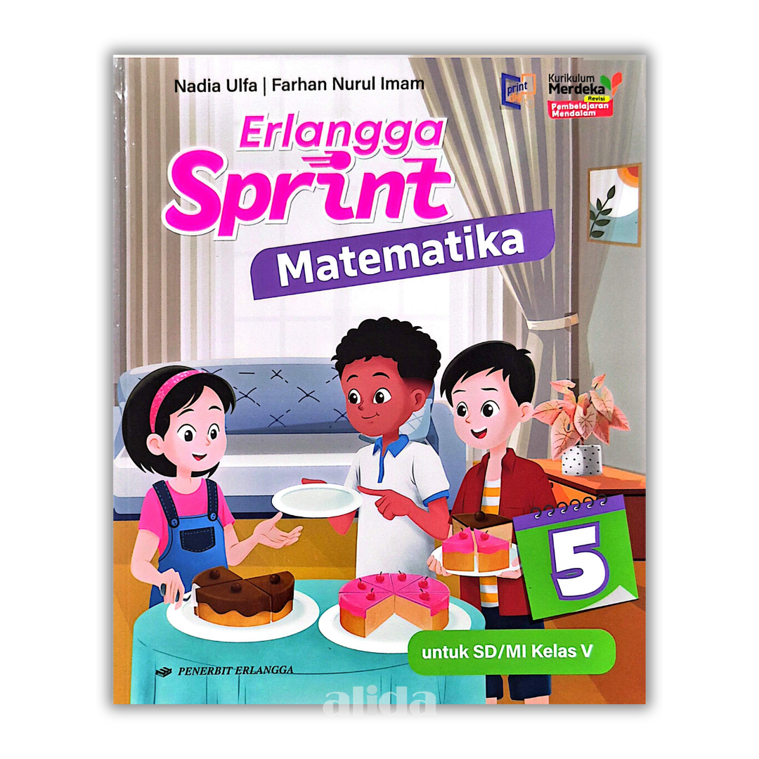 [Kelas 5] Buku Pelajaran SD/MI Erlangga Sprint Matematika Kurikulum Merdeka - ERLANGGA