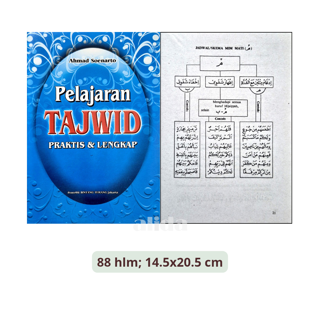 Buku Pelajaran Tajwid Praktis & Lengkap - Bintang Terang