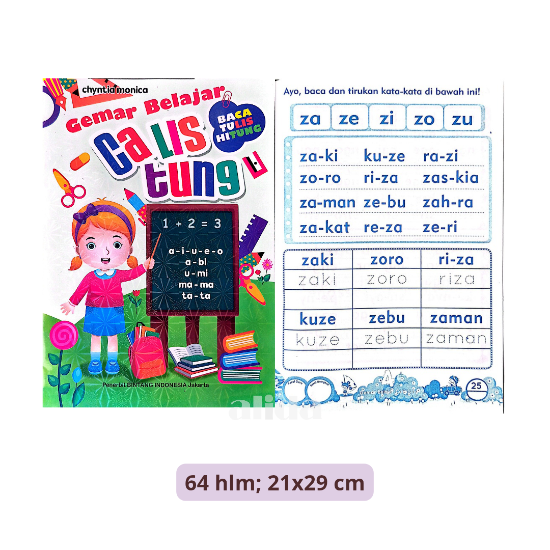 Buku Gemar Belajar Calistung - Bintang Indonesia