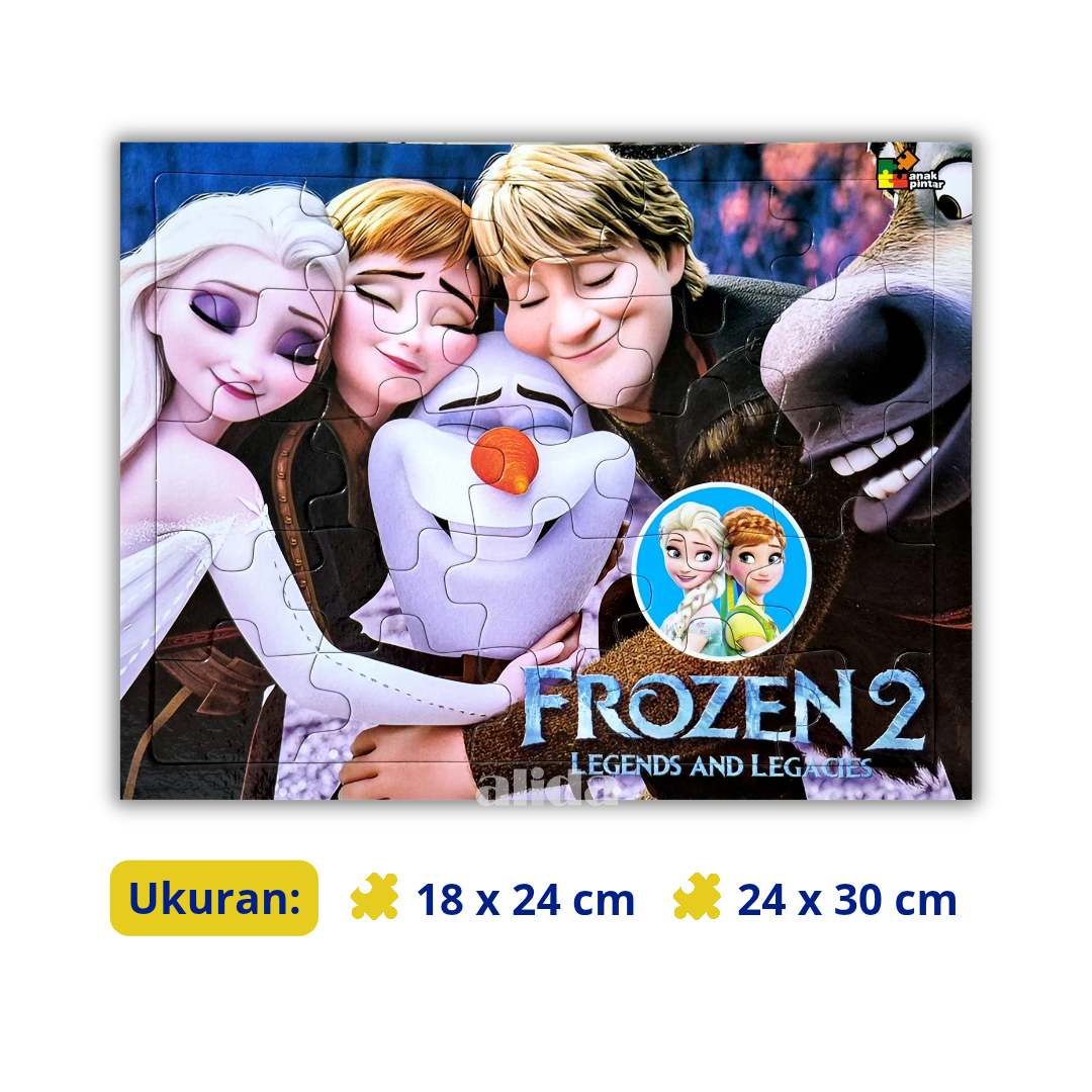 Puzzle Frozen - Mainan Anak Tema Karakter Kartun