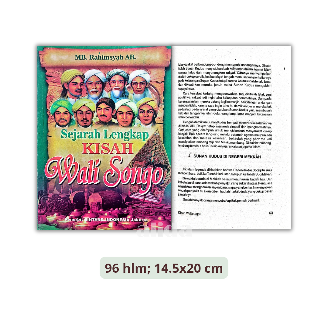 Buku Sejarah Lengkap Kisah Wali Songo - Bintang Indonesia
