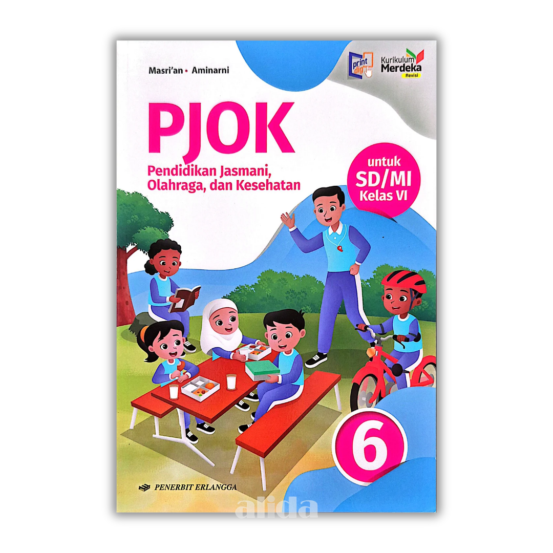 [Kelas 6] Buku Pelajaran SD/MI Kurikulum Merdeka PJOK - ERLANGGA