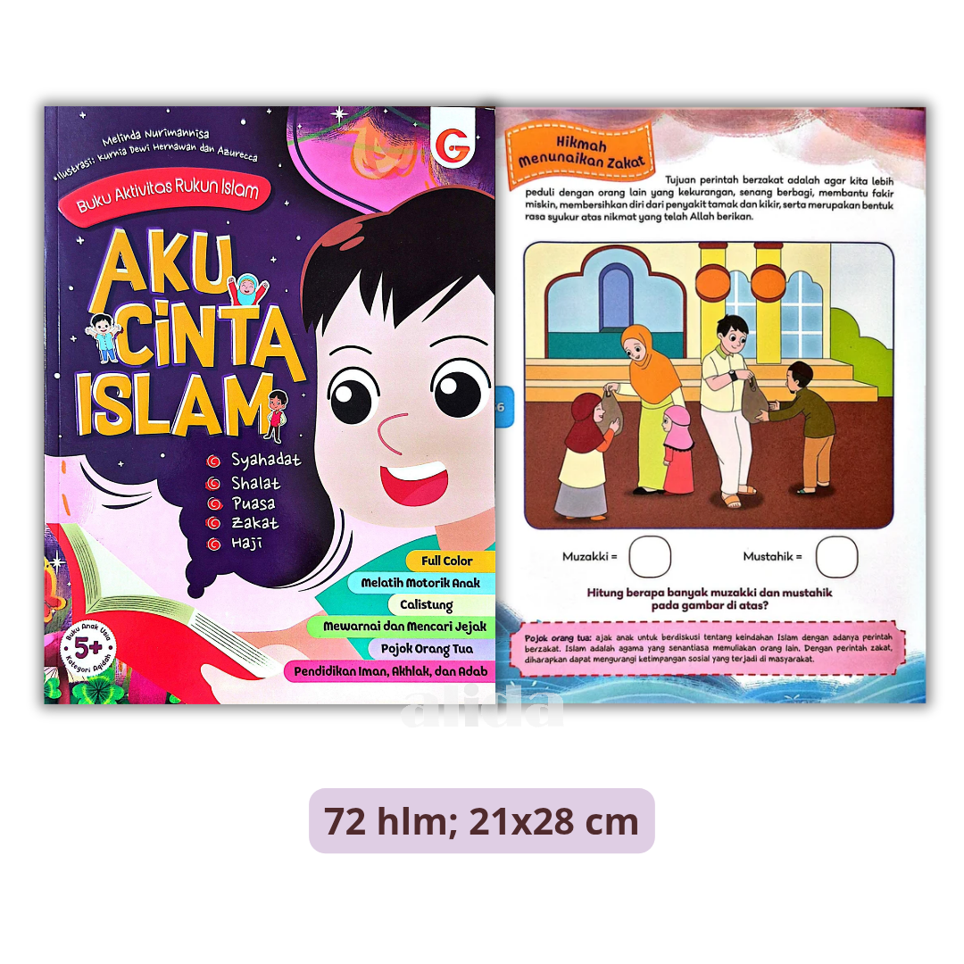 Buku Cerita Aktivitas Rukun Islam, Aku Cinta Islam - Gema Insani Press