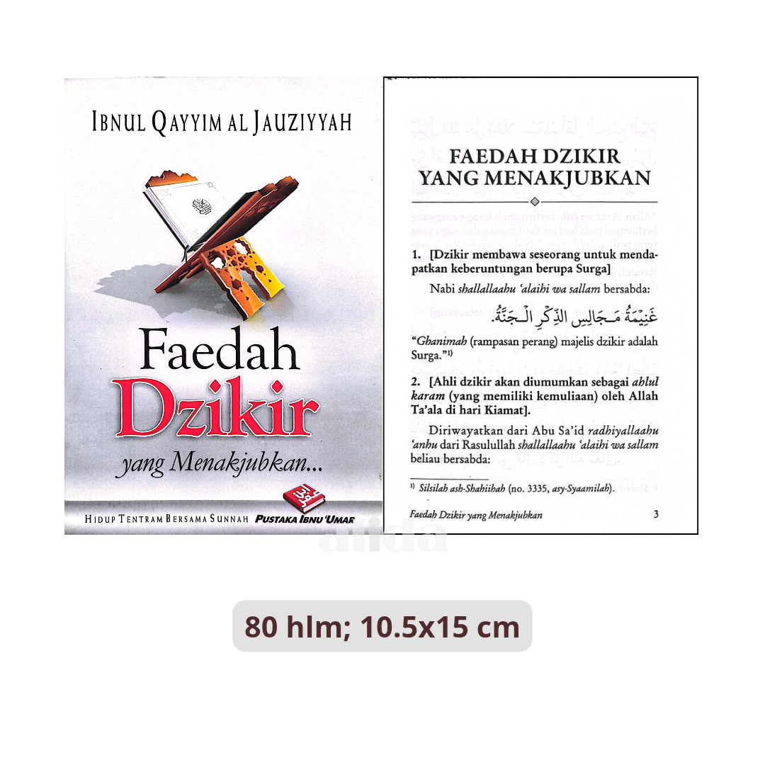 Buku Faedah Dzikir Yang Menakjubkan - Pustaka Ibnu Umar