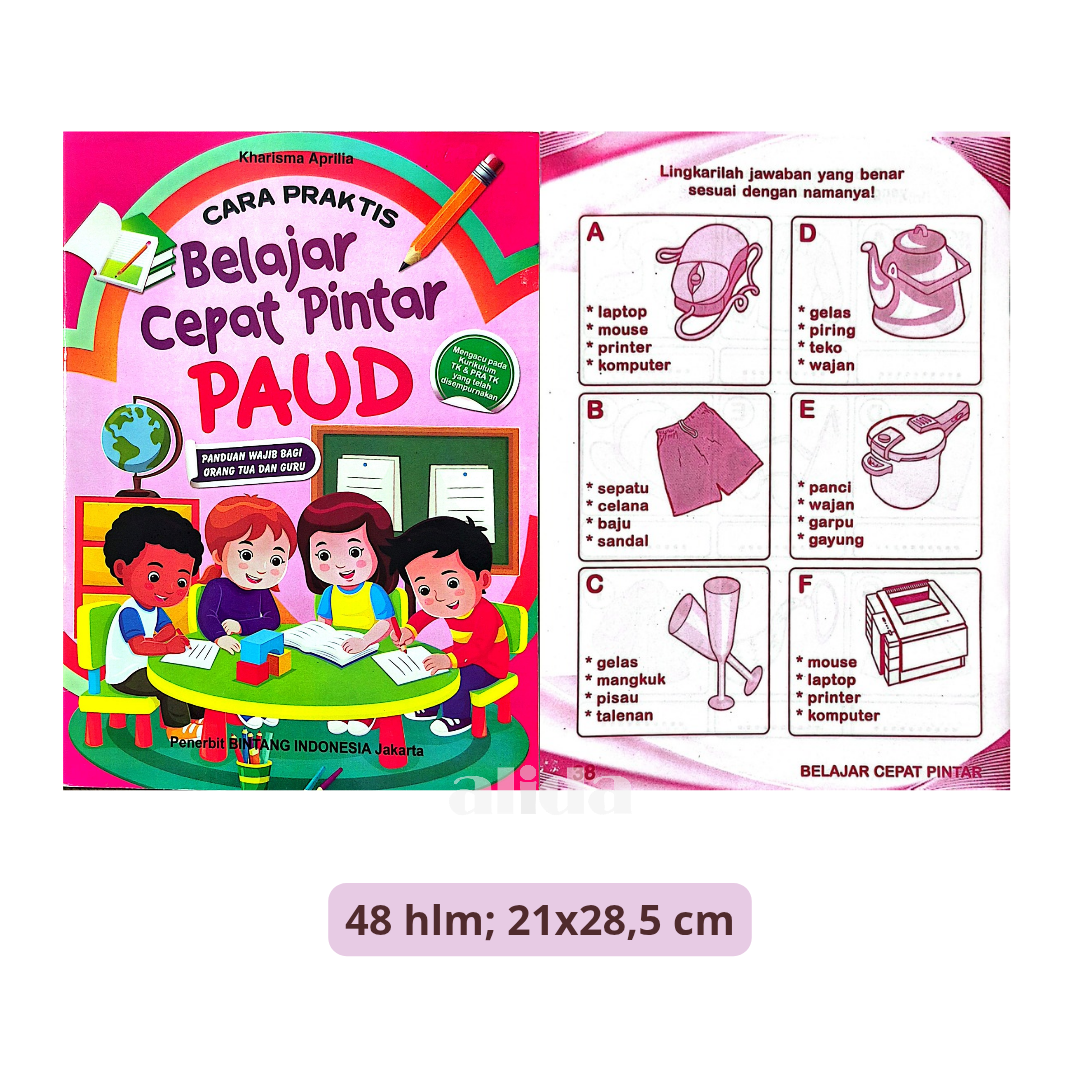 Buku Cara Praktis Belajar Cepat Pintar PAUD - Bintang Indonesia