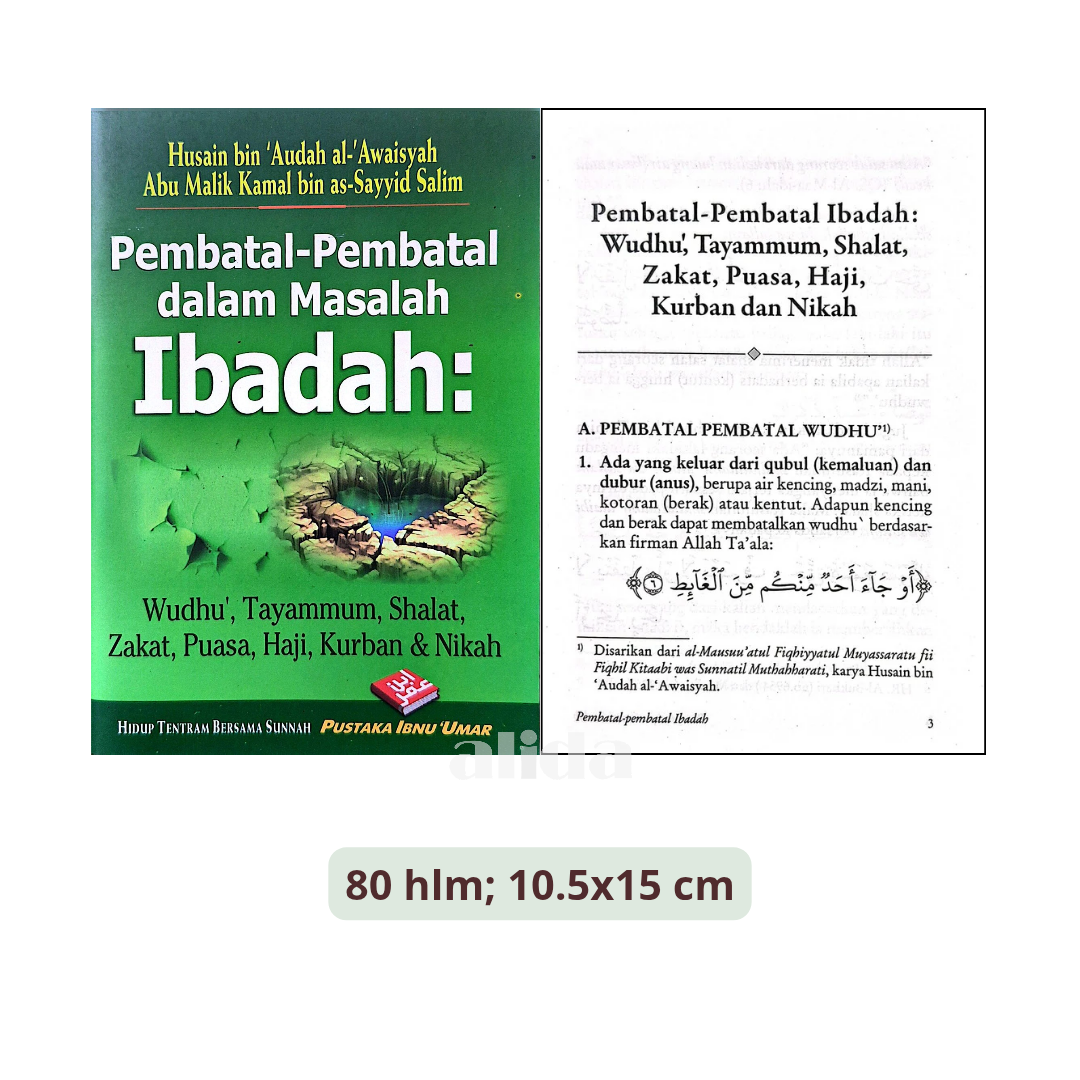 Buku Pembatal-Pembatal Dalam Masalah Ibadah - Pustaka Ibnu Umar