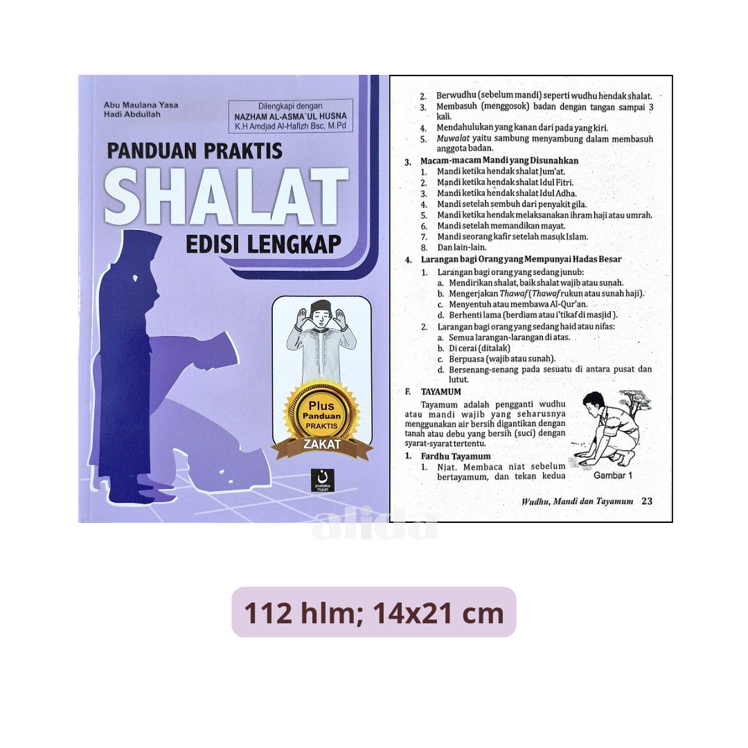 [Ukuran Besar] Buku Panduan Praktis Shalat Edisi Lengkap - Pustaka Nuun