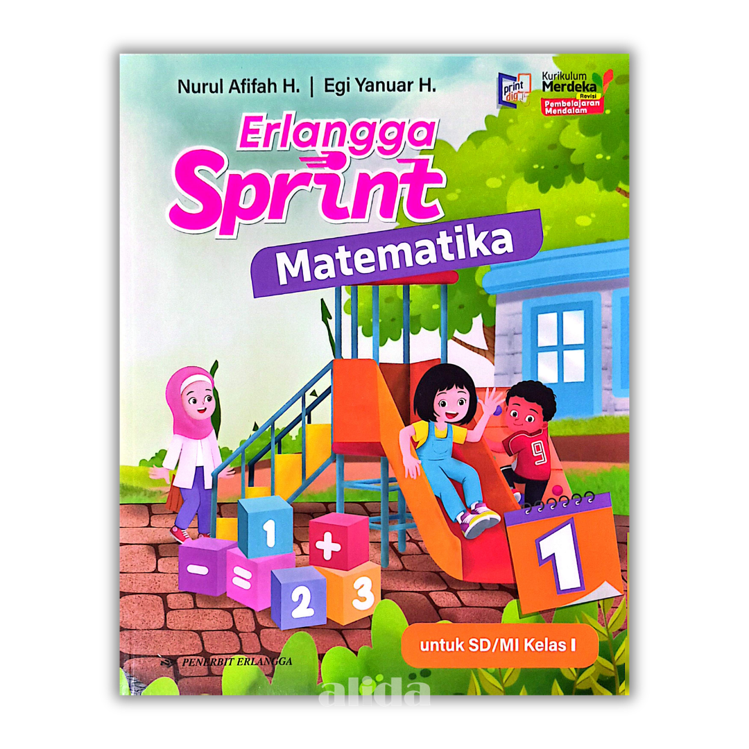 [Kelas 1] Buku Pelajaran SD/MI Erlangga Sprint Matematika Kurikulum Merdeka - ERLANGGA