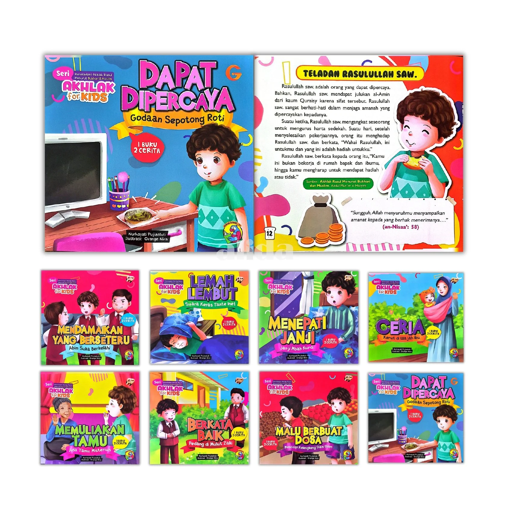 Buku Cerita Seri Akhlak For Kids - Gema Insani Press