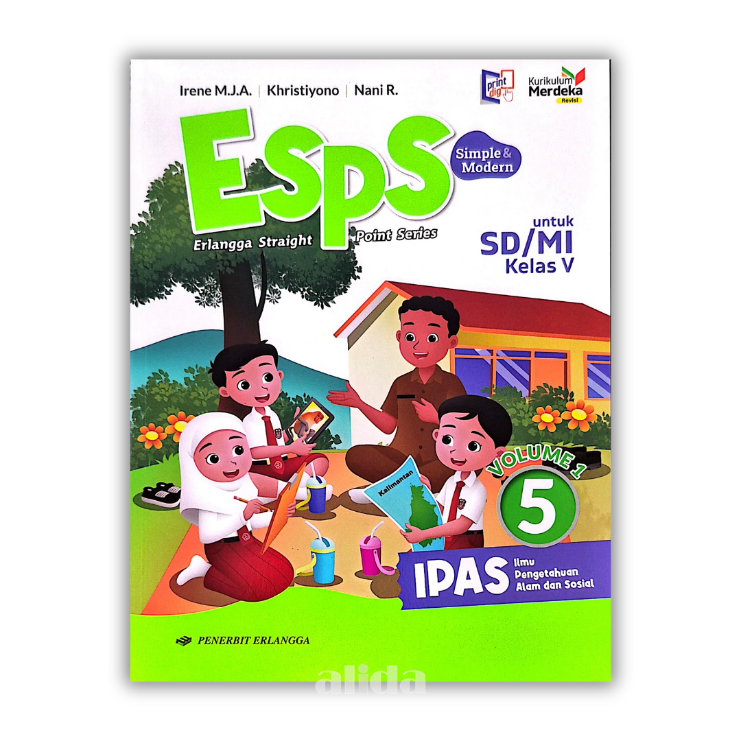 [Kelas 5] ESPS Buku Pelajaran SD/MI Kurikulum Merdeka IPAS - ERLANGGA