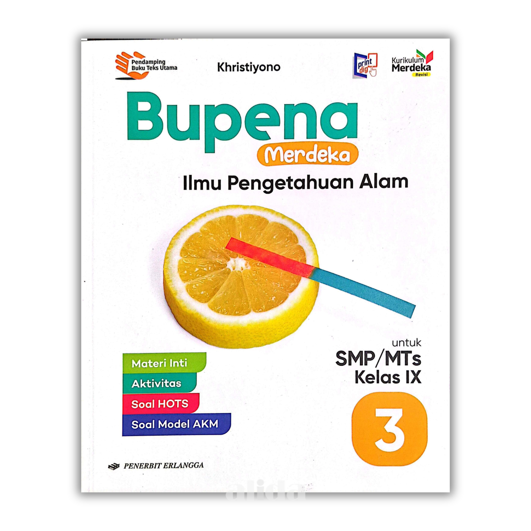 [Kelas 9] Buku Pelajaran SMP/MTS Bupena IPA Kurikulum Merdeka - ERLANGGA