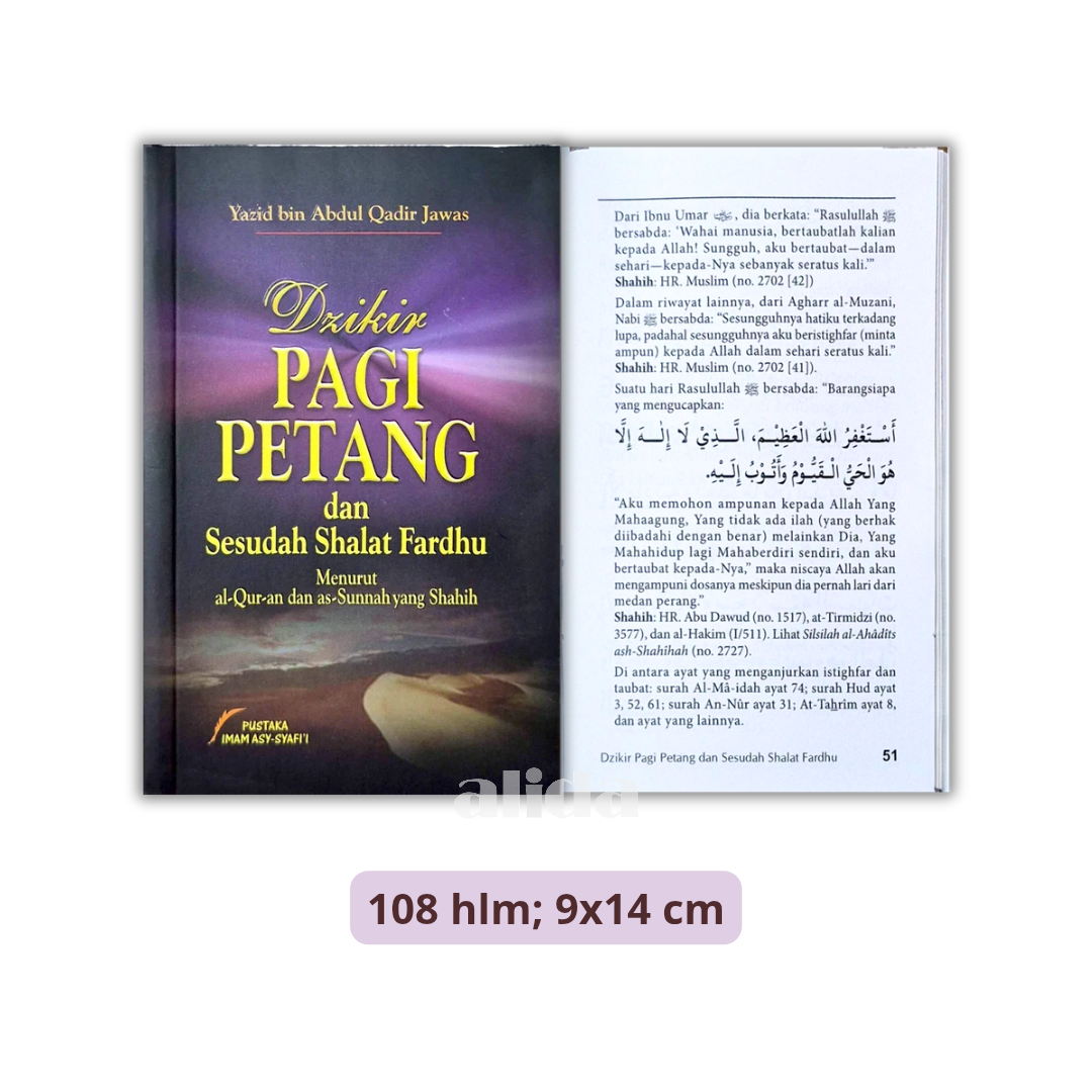 Buku Dzikir Pagi Petang dan Sesudah Shalat Fardhu - Pustaka Imam Asy-Syafi’i