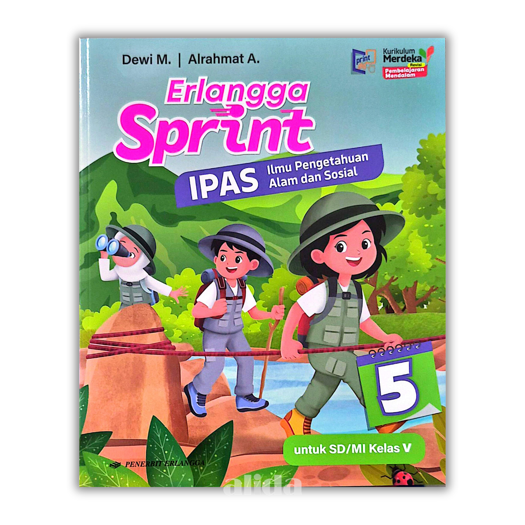[Kelas 5] Buku Pelajaran SD/MI Erlangga Sprint IPAS Kurikulum Merdeka - ERLANGGA