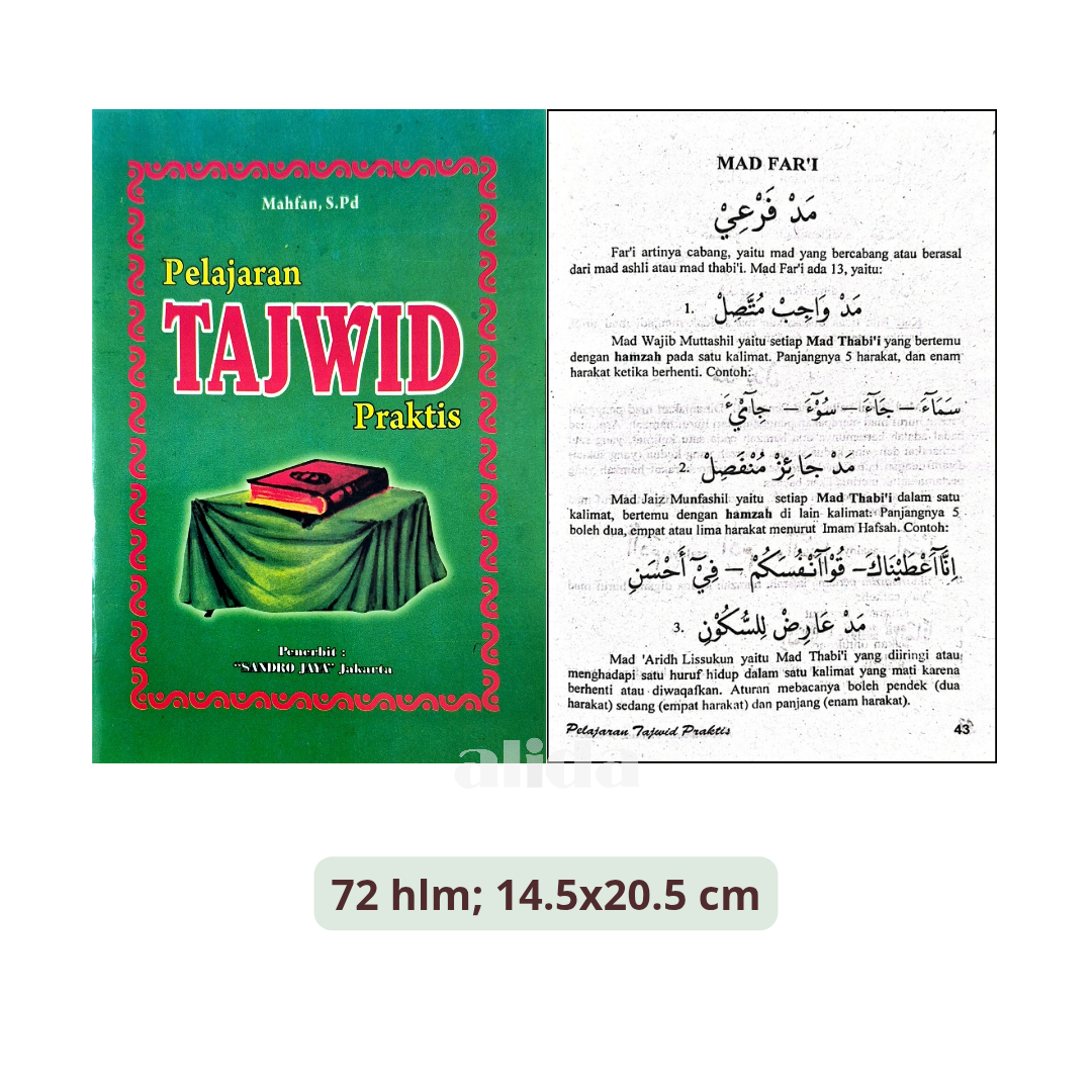 Buku Pelajaran Tajwid Praktis - Pustaka Sandro Jaya