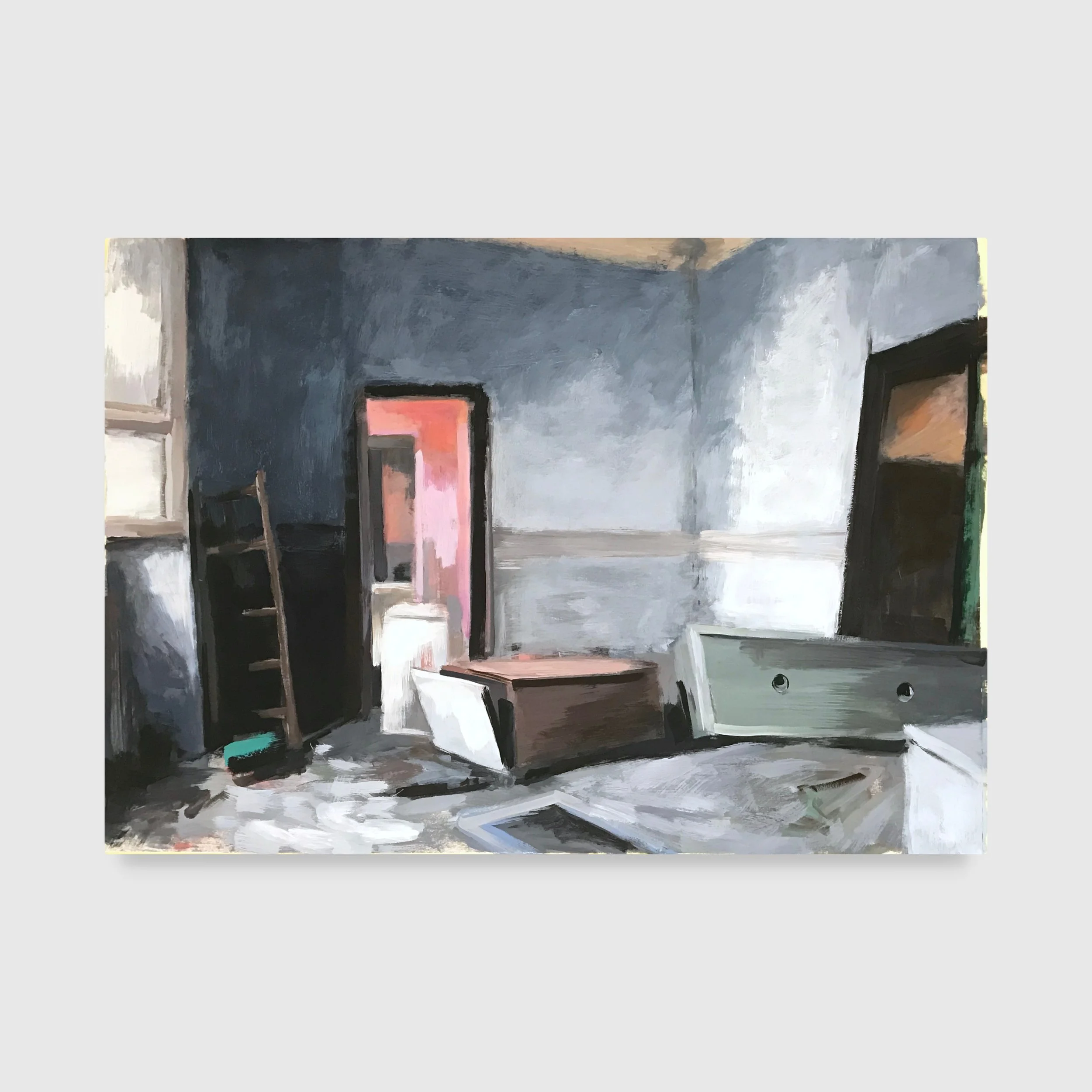Trautes Heim (Home Sweet Home), 2019. Gouache on paper — 50 x 65 cm / 24 x 30 in. Private collection © Carola Dewor