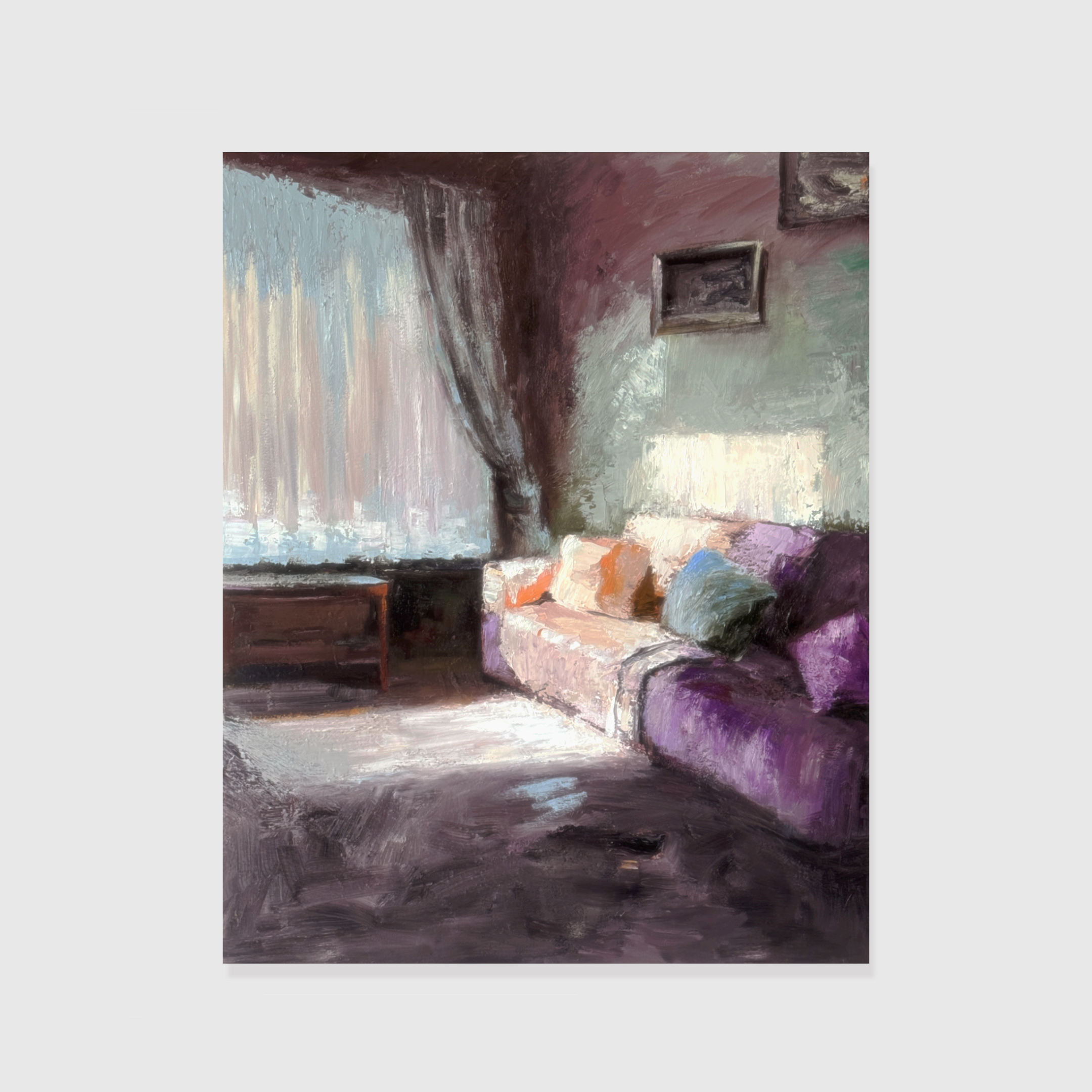 Ennui, 2026. Oil on canvas — 100 x 80 cm / 40 x 32 in © Carola Dewor