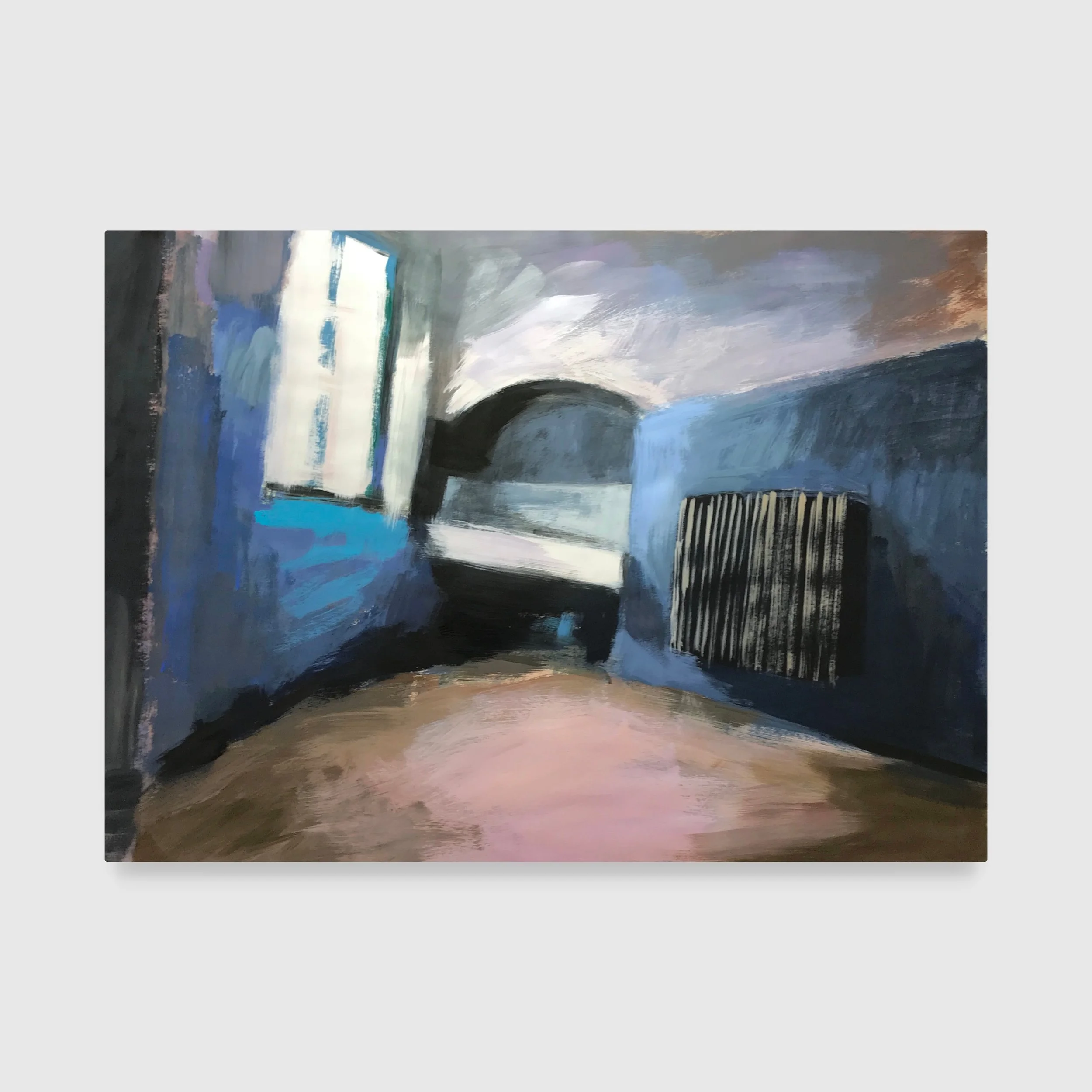 Souterrain (Basement), 2018. Gouache on paper — 50 x 65 cm / 24 x 30 in. Private collection © Carola Dewor
